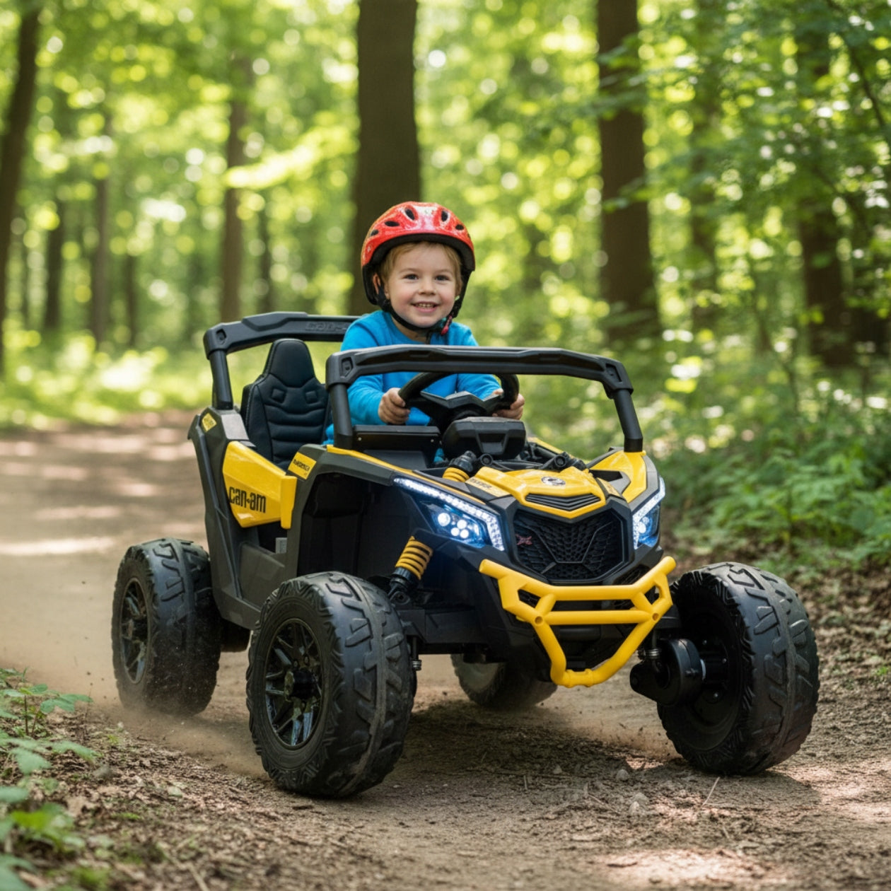 BUGGY FOR BATTERY MAVERICK CHILDREN'S CAR OFF-ROAD 4x4 LED with sounds Maximum load 30 kg