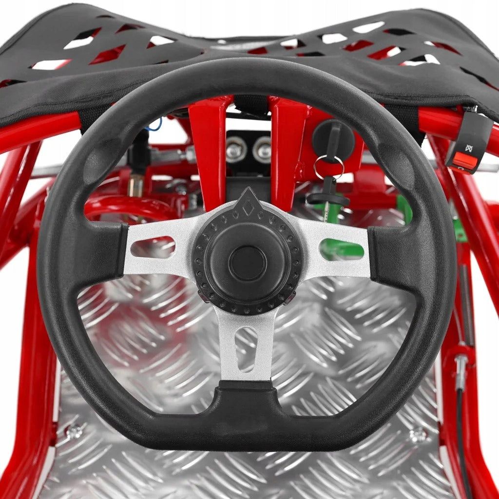 BUGGY QUAD CAR COMBUSTION VEHICLE HECHT 54879 RED POWER 1,5 KM 4STROKE 79CM3 Packaging status original