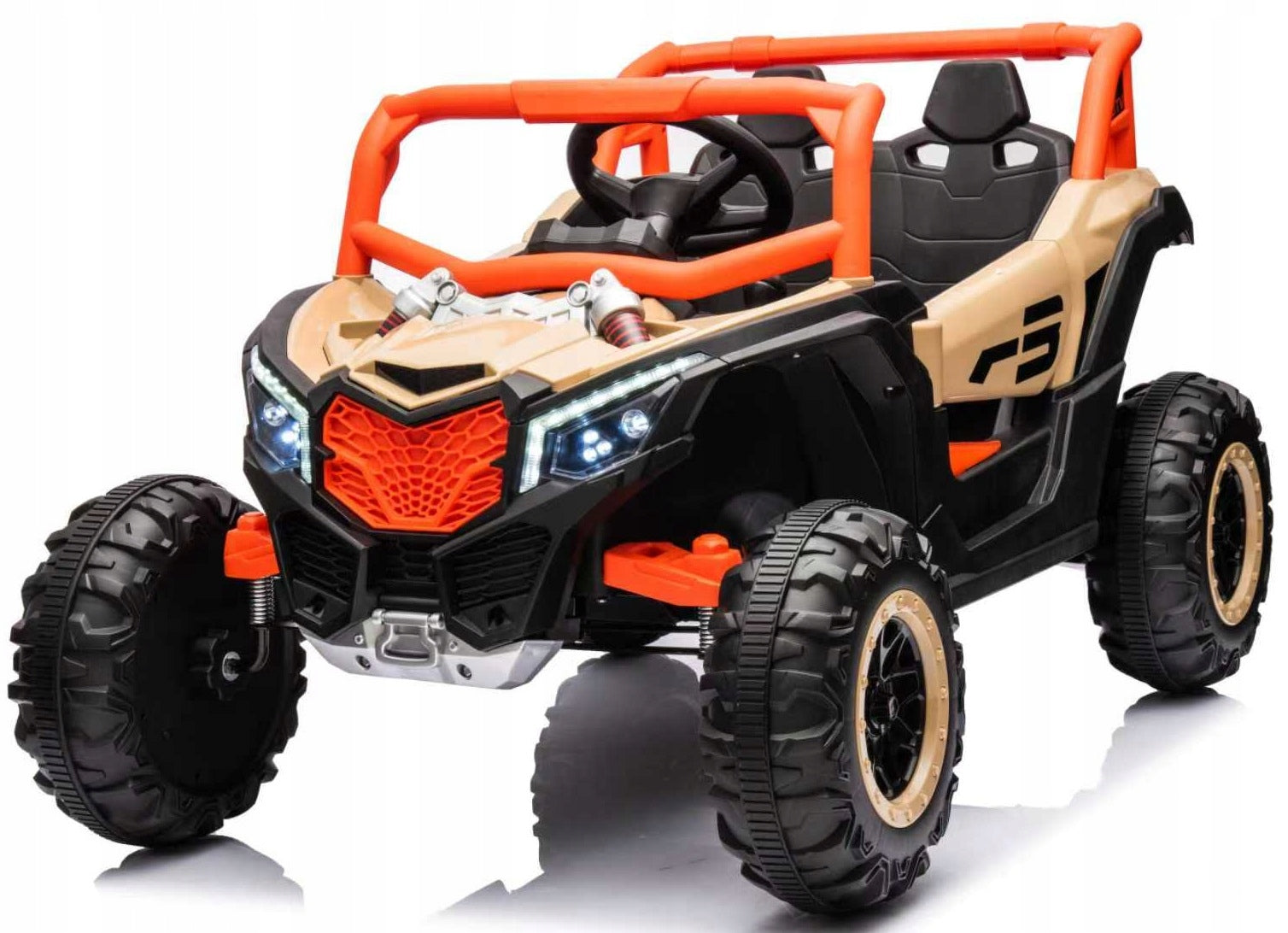 BUGGY RS Jeep 4x4 battery car 4-engines Pilot Soft Wheels Eva Leather Brand Bobo-San