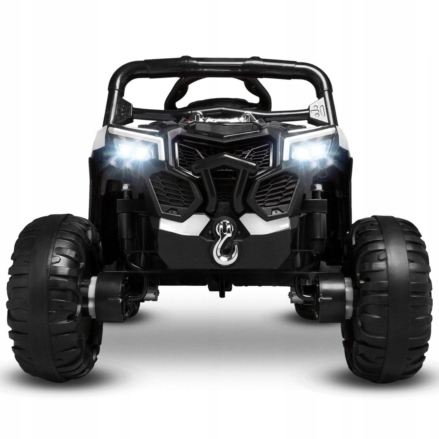 BUGGY UTV QUAD Joy4kids 4X45 WAT for battery LED-y Remote control couch leather Brand Joy4kids