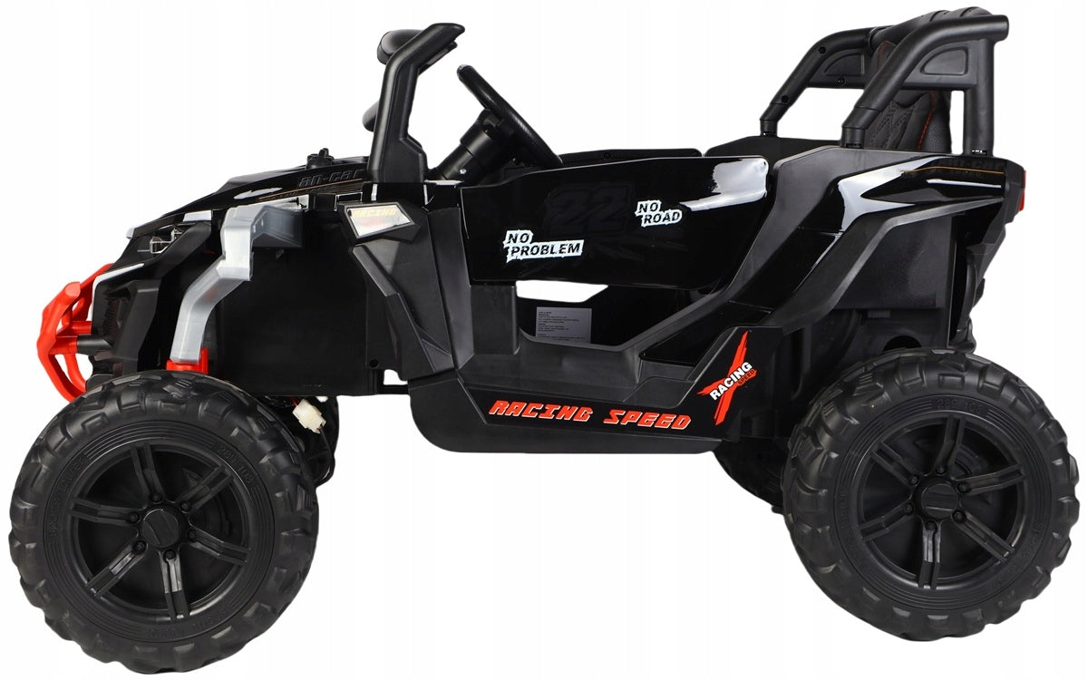 BUGGY X3 Off Road 4x4, EVA, Auto Battery Operated 2.4G. 180W, 12V 10ah Color black pink yellow
