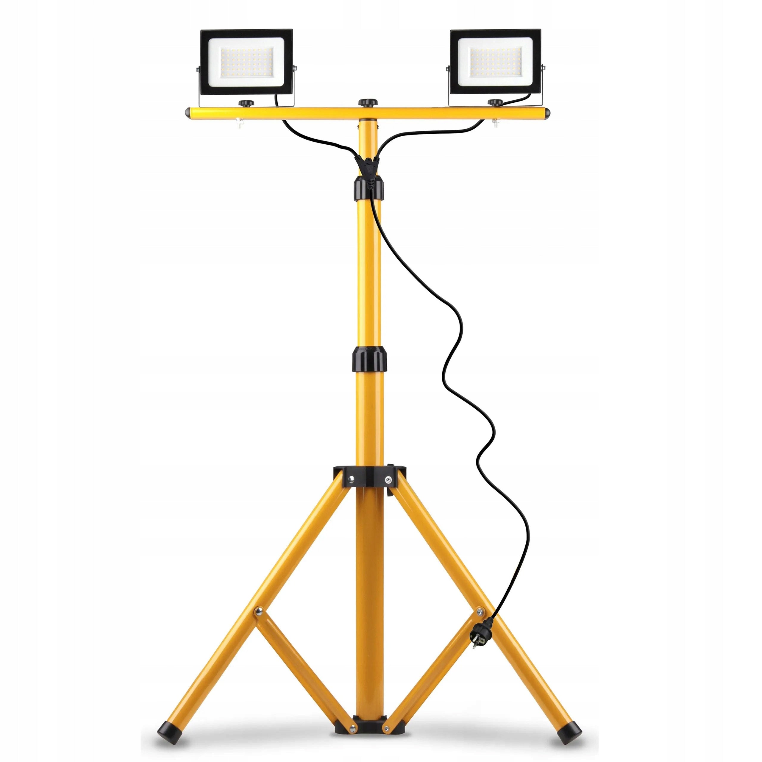 BUILDING LAMP HALOGEN LED 2x20W FLOODLIGHT ON TRIPOD DOUBLE IP65 Brand TOOLIGHT