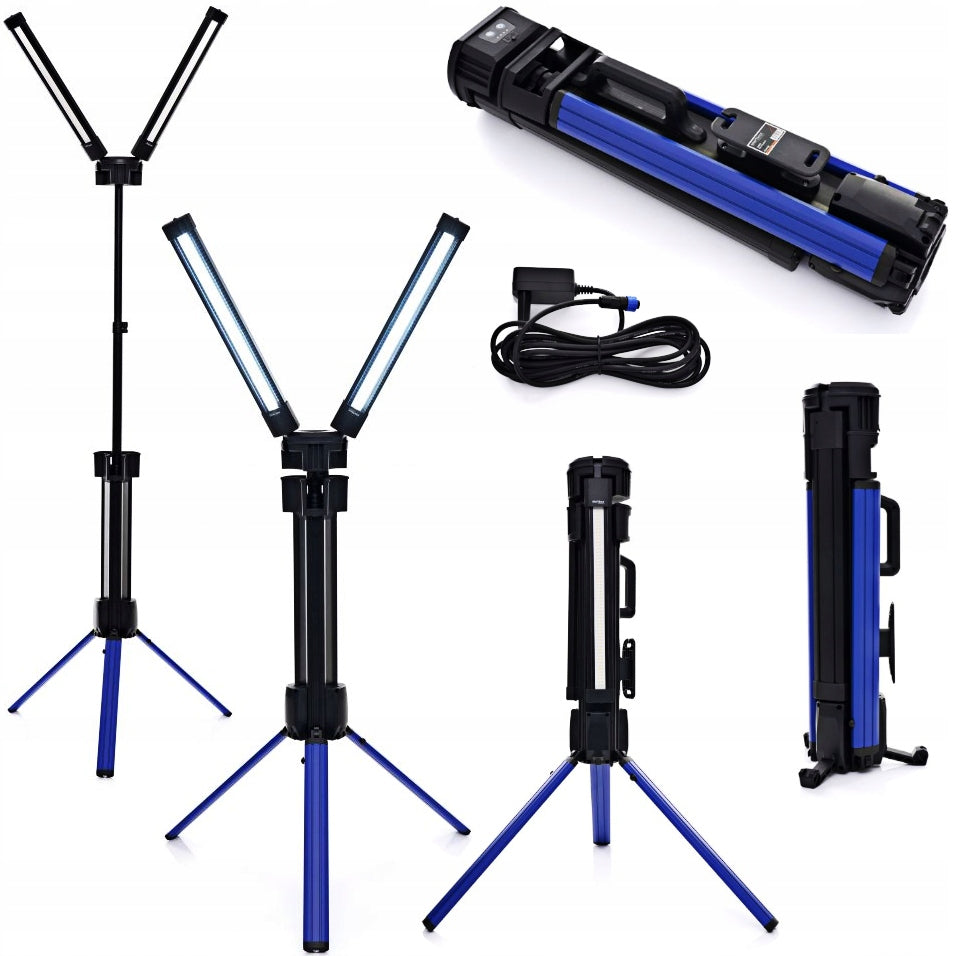 BUILDING LAMP LANTERN 2x LED FLOODLIGHT 6 MODES 10000Lm 4000mAh 2COLORS
