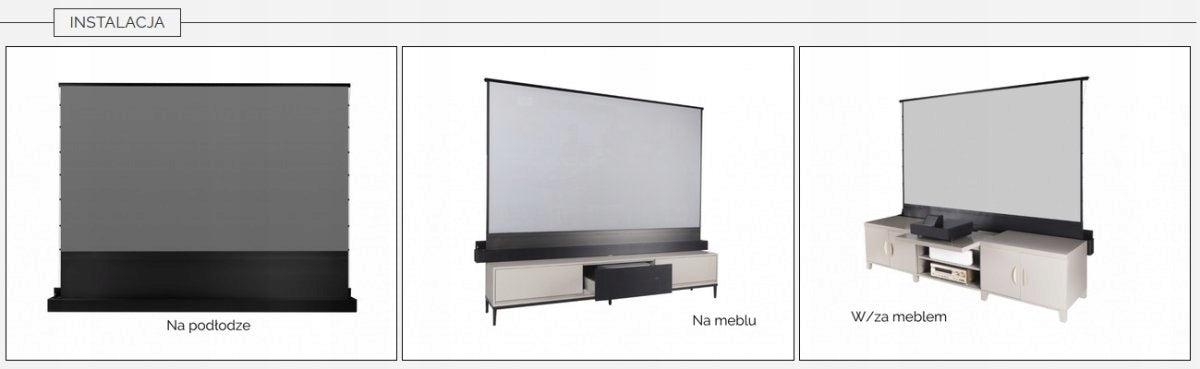 BUILT-IN ELECTRIC SCREEN SUPREMA LIBRA ELECTRO 295x166cm MG HD PRO EAN (GTIN) 5904870736579