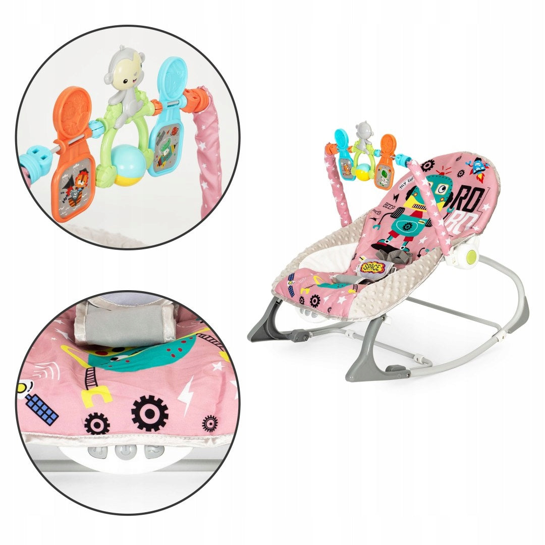 Kinderschaukelstuhl Eco Toys 27245, rosa 
