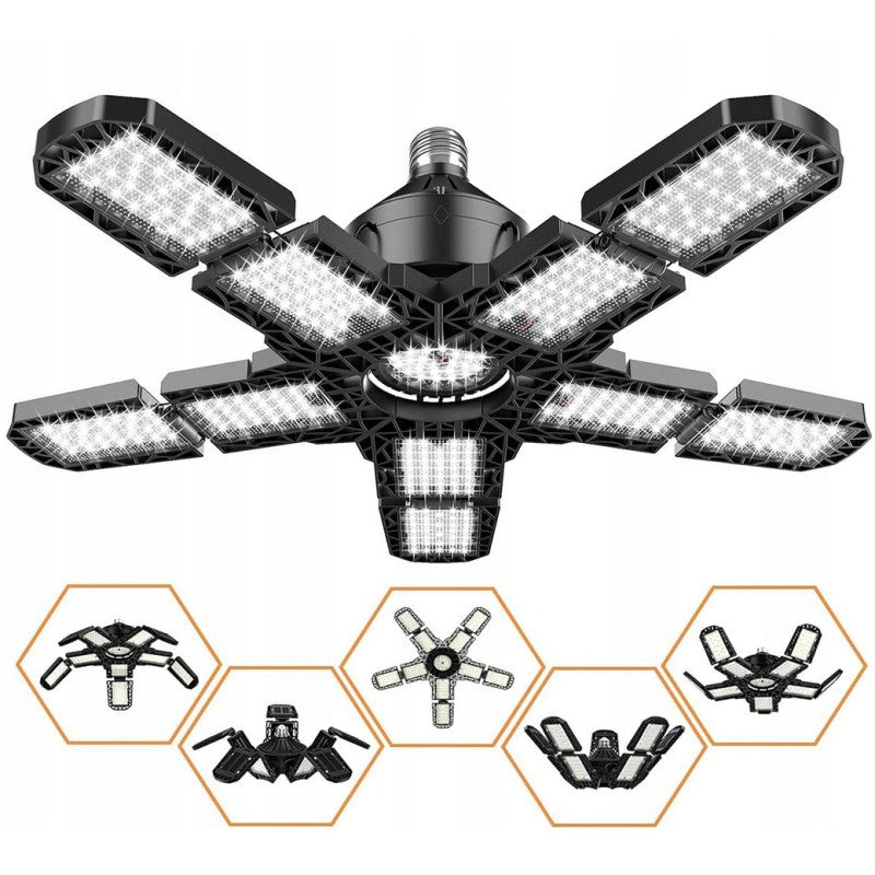 BULB E27 GARAGE LAMP LED CEILING 120W FOLD-OUT WORKSHOP HALOGEN