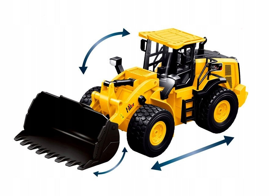 BULLDOZER EXCAVATOR REMOTE CONTROLLED BULLDOZER CONSTRUCTION VEHICLE R/C PILOT 9CH Brand BOUNN