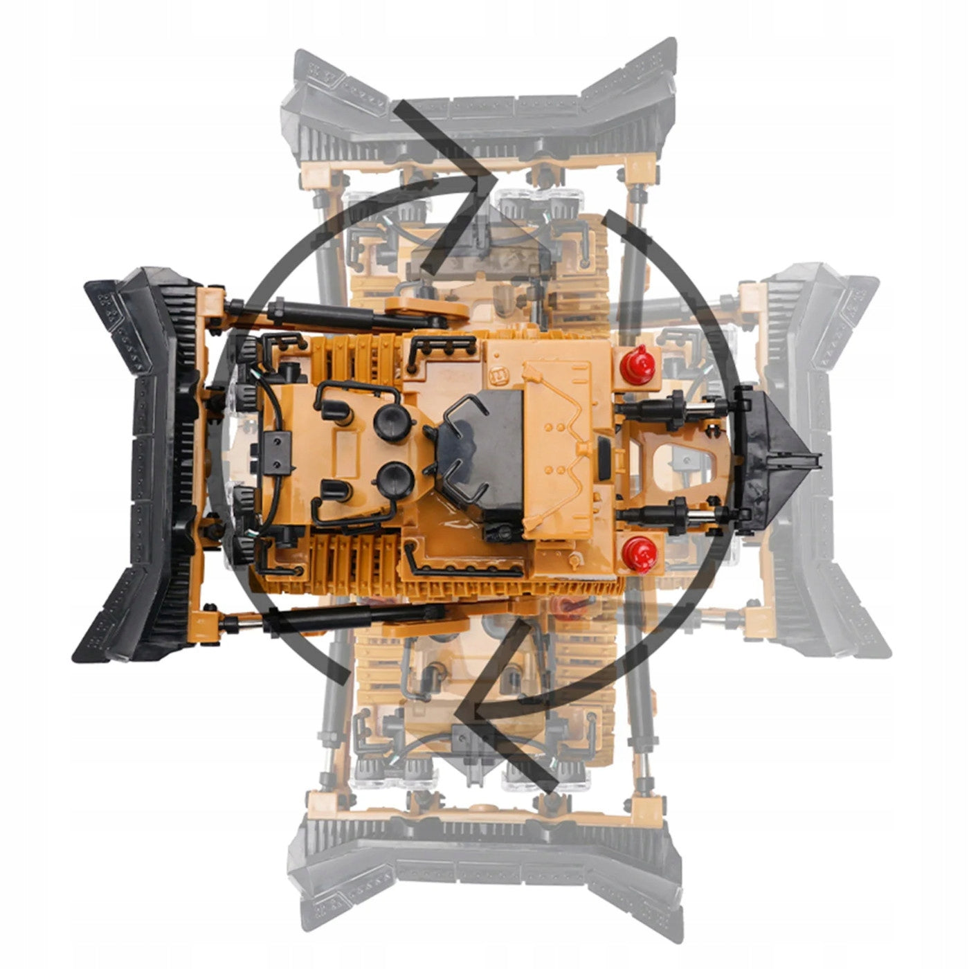 BULLDOZER RC BULLDOZER REMOTE CONTROLLED REMOTE CONTROL CONSTRUCTION MACHINE EXCAVATOR Brand no brand