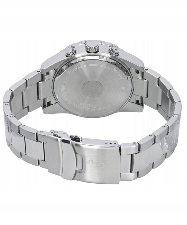 BULOVA CHRONOGRAPH MEN'S WATCH 98A212 SILVER 100M Packaging status original