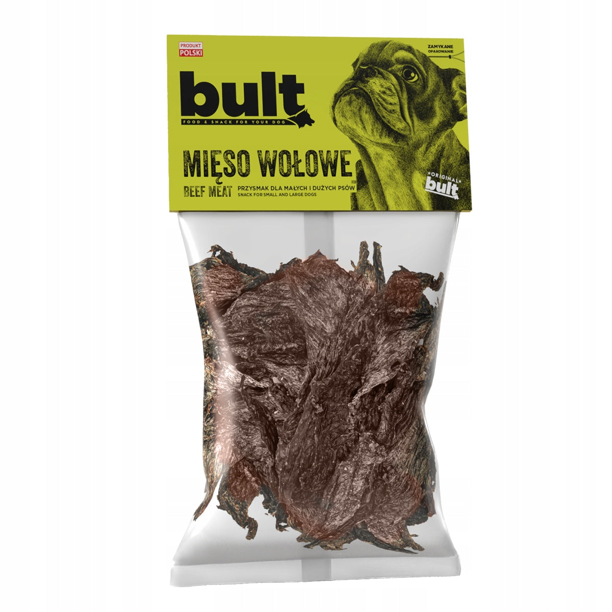 BULT Natural Dog Teether Dried Beef Meat 100g