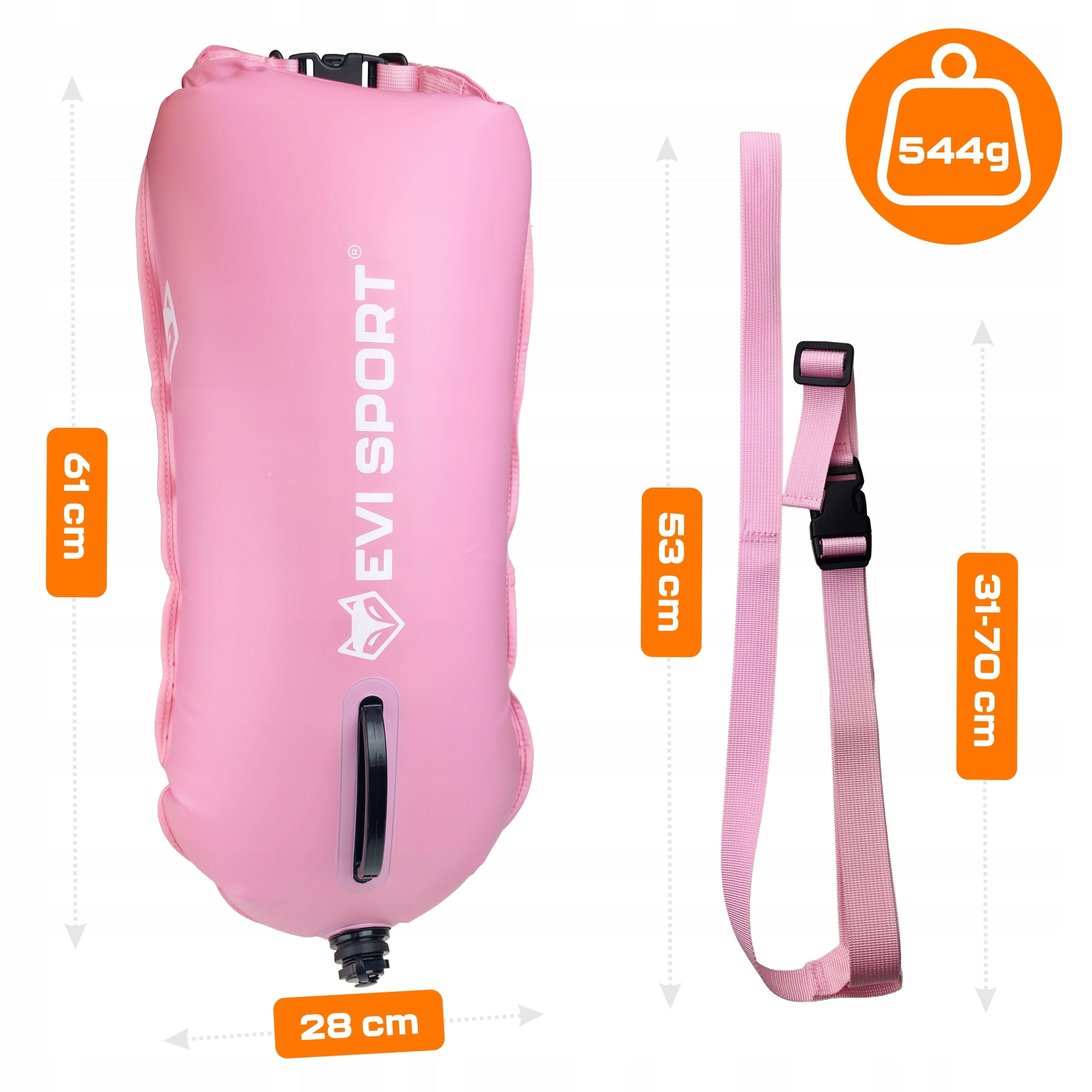 BUOY BELAY BUOY FOR SWIMMING INFLATABLE DRY CHAMBER WATERPROOF BAG Packaging status original