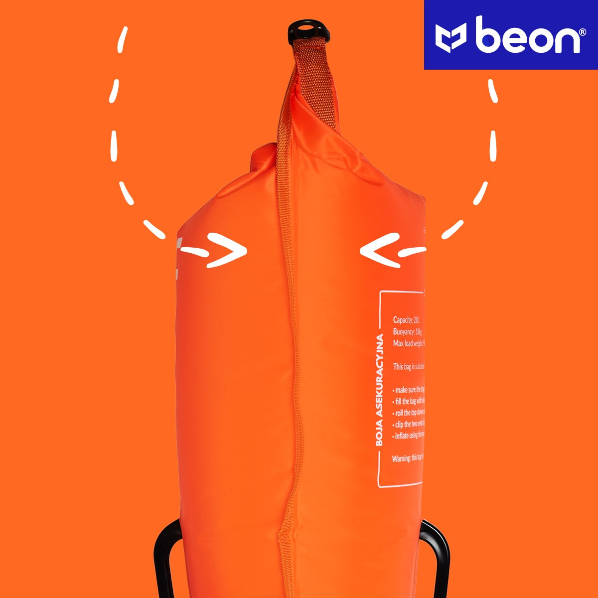 BUOY FOR SWIMMING BUOY SAFETY SWIMMING DRY POCKET INFLATABLE COMPARTMENT Kind buoy