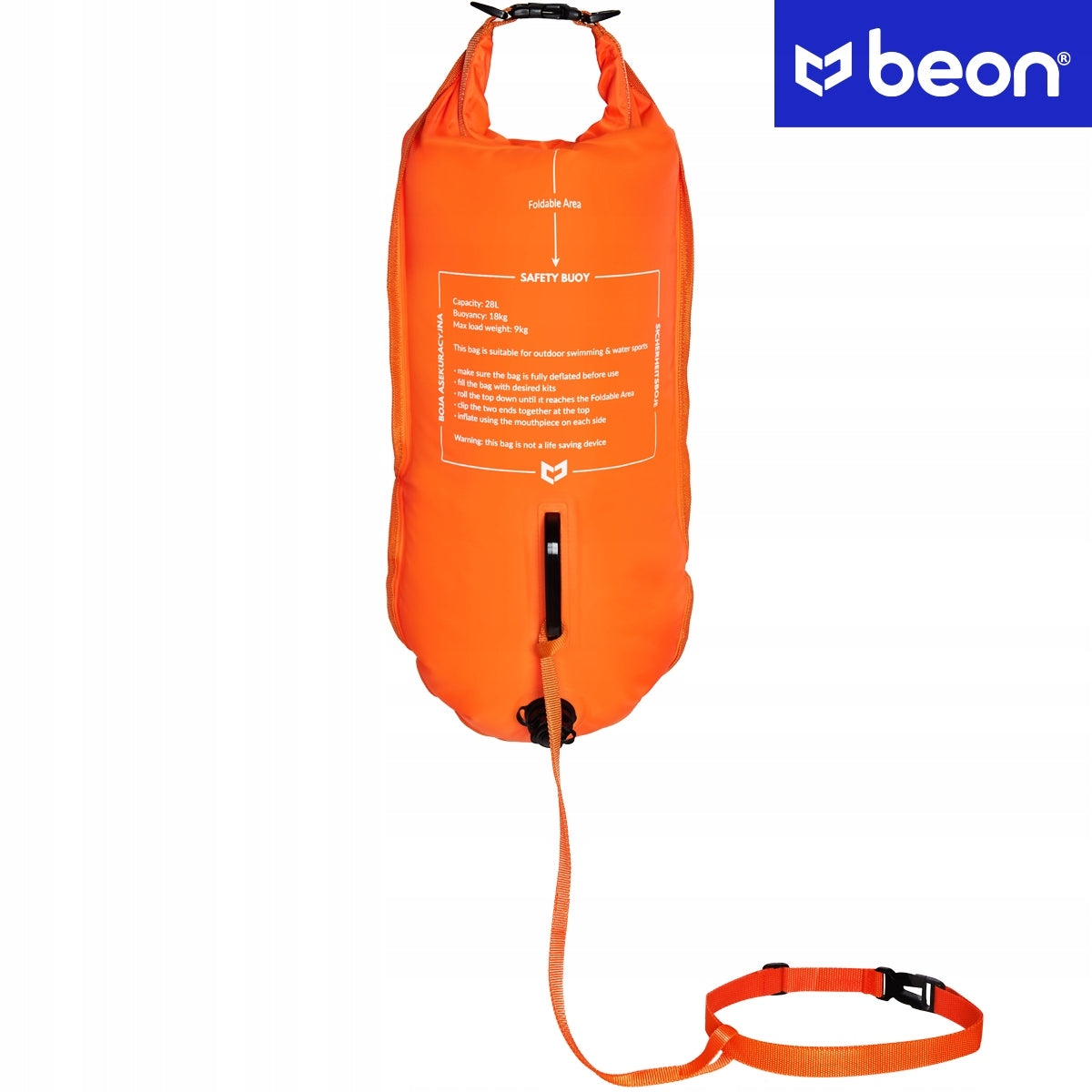 BUOY FOR SWIMMING BUOY SAFETY SWIMMING DRY POCKET INFLATABLE COMPARTMENT Manufacturer code 5904107773032