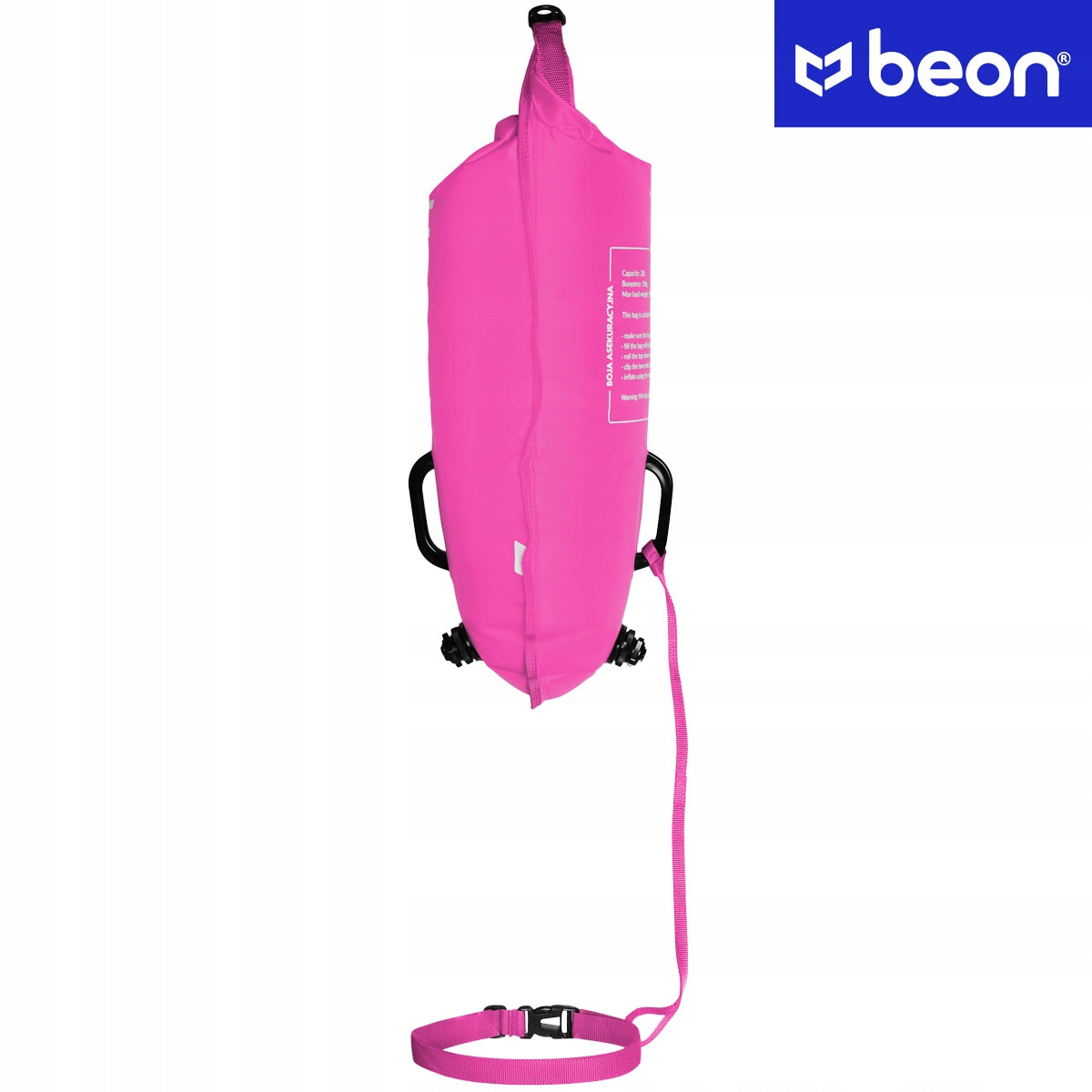 BUOY FOR SWIMMING SAFETY BUOY TRIATHLON TWO-CHAMBER PINK BEON EAN (GTIN) 5904107773599
