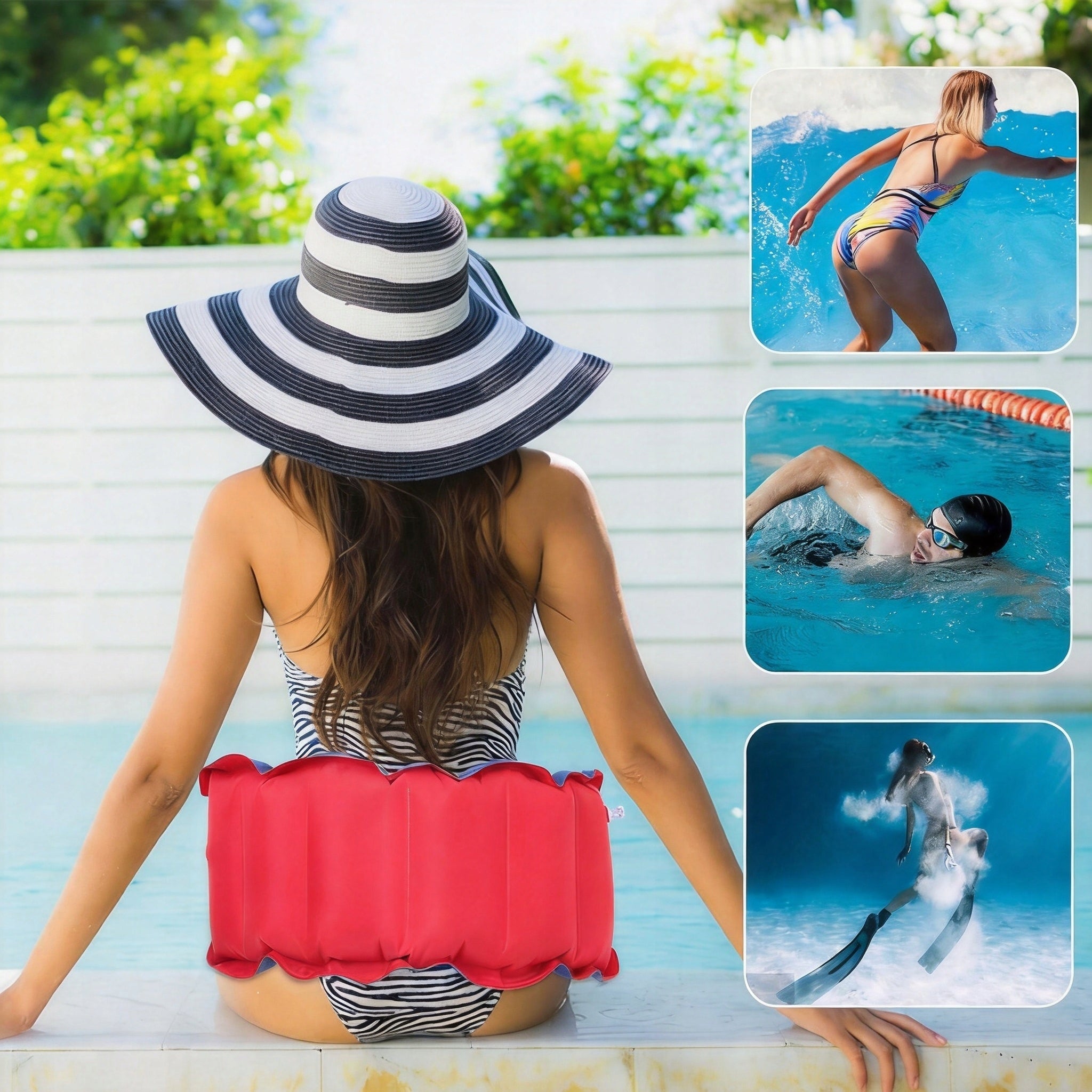 BUOYANCY BELT UNIVERSAL FLOATING BELT 2pcs For children and adults Kind buoyancy belt