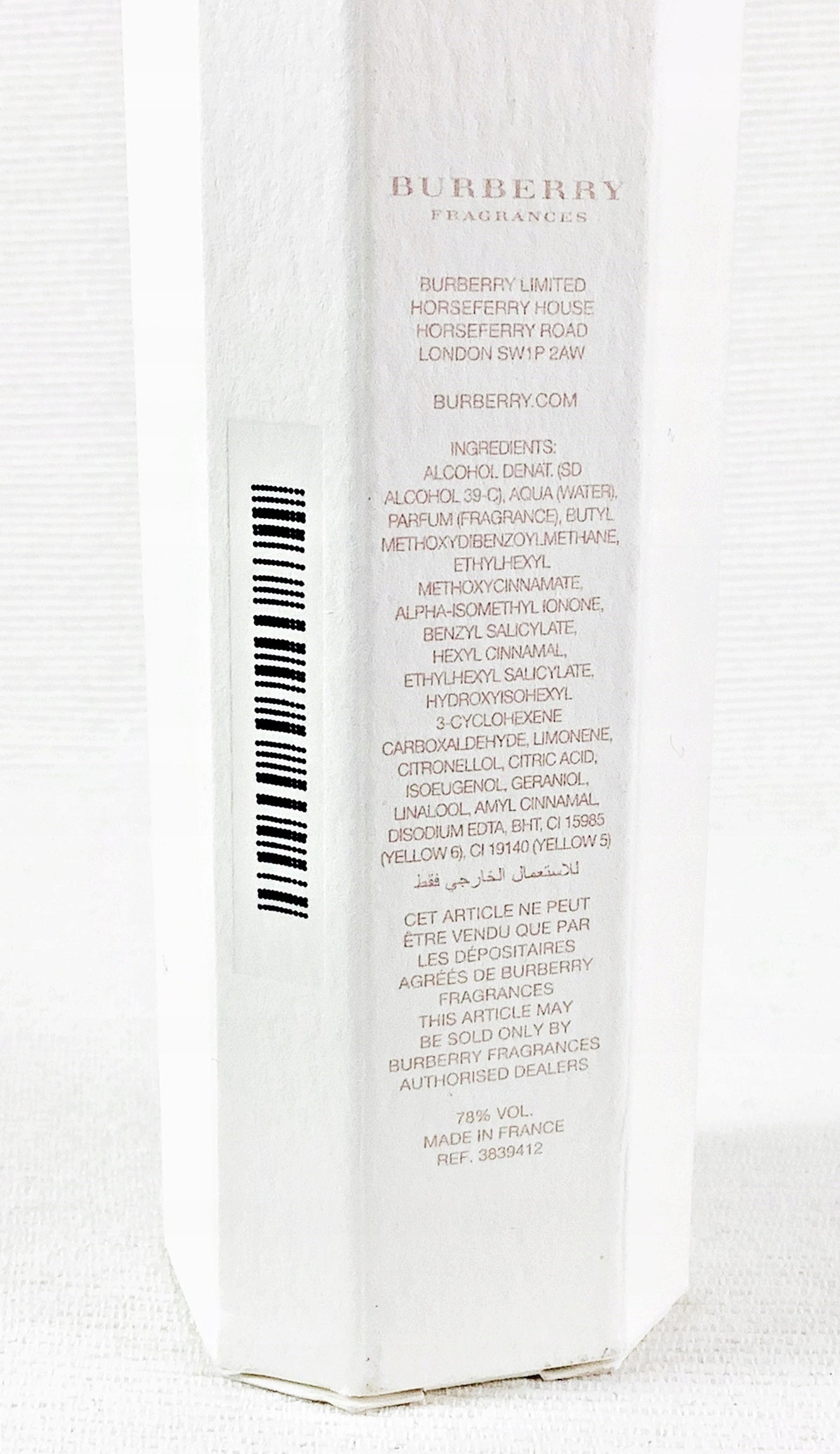 BURBERRY BODY 85 ML EAU DE TOILETTE EDT UNIQUE Brand Burberry