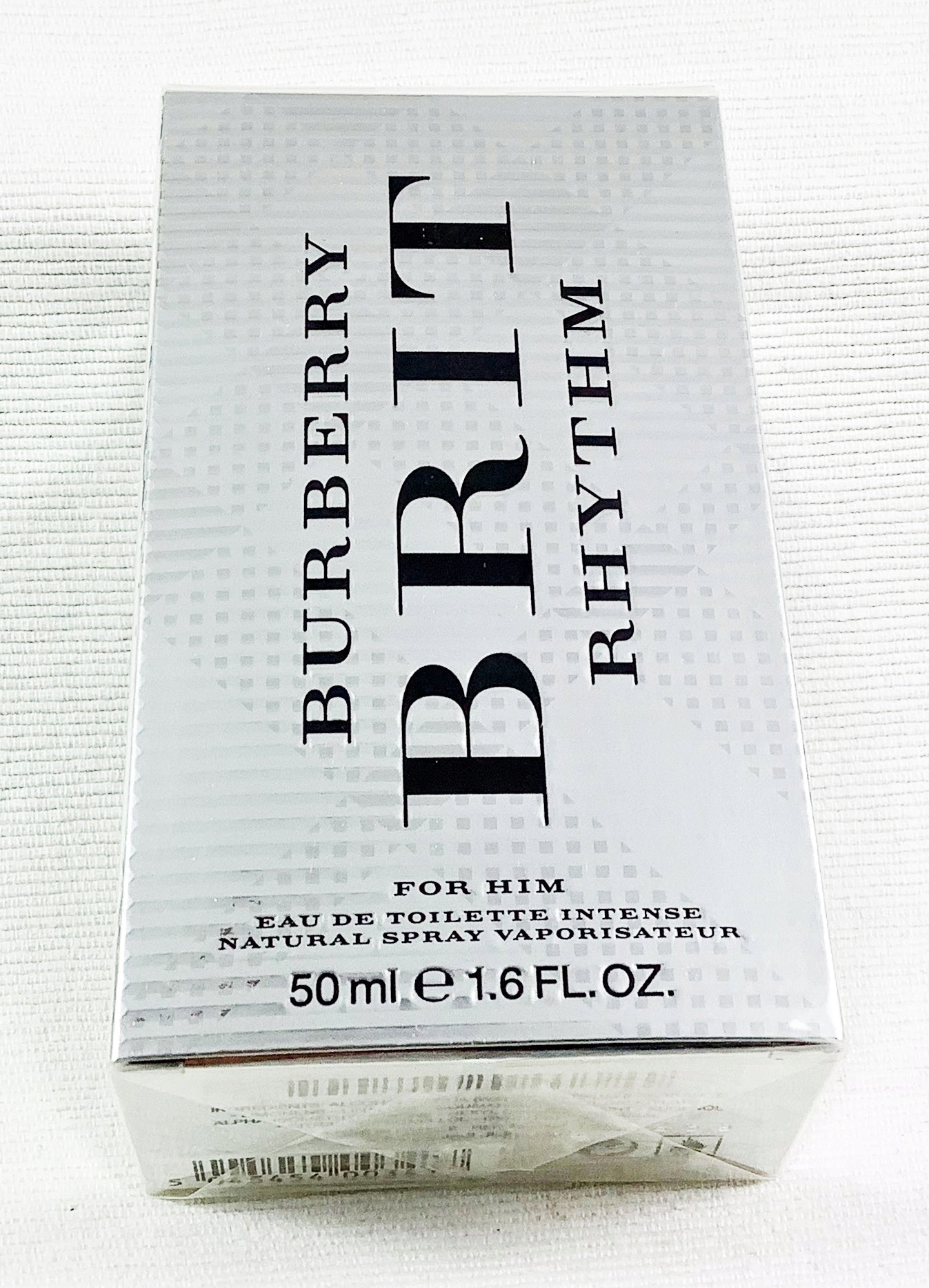 BURBERRY BRIT RHYTHM INTENSE FOR HIM 50 ML EAU DE TOILETTE RARE Packaging status original