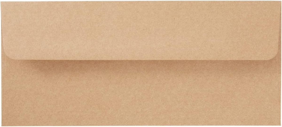 BUSINESS BROWN ENVELOPES 100 PCS SELF-ADHESIVE FOR INVOICE CHECKS Format A1