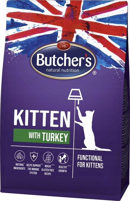 BUTCHER'S Functional Cat Junior with turkey 800g