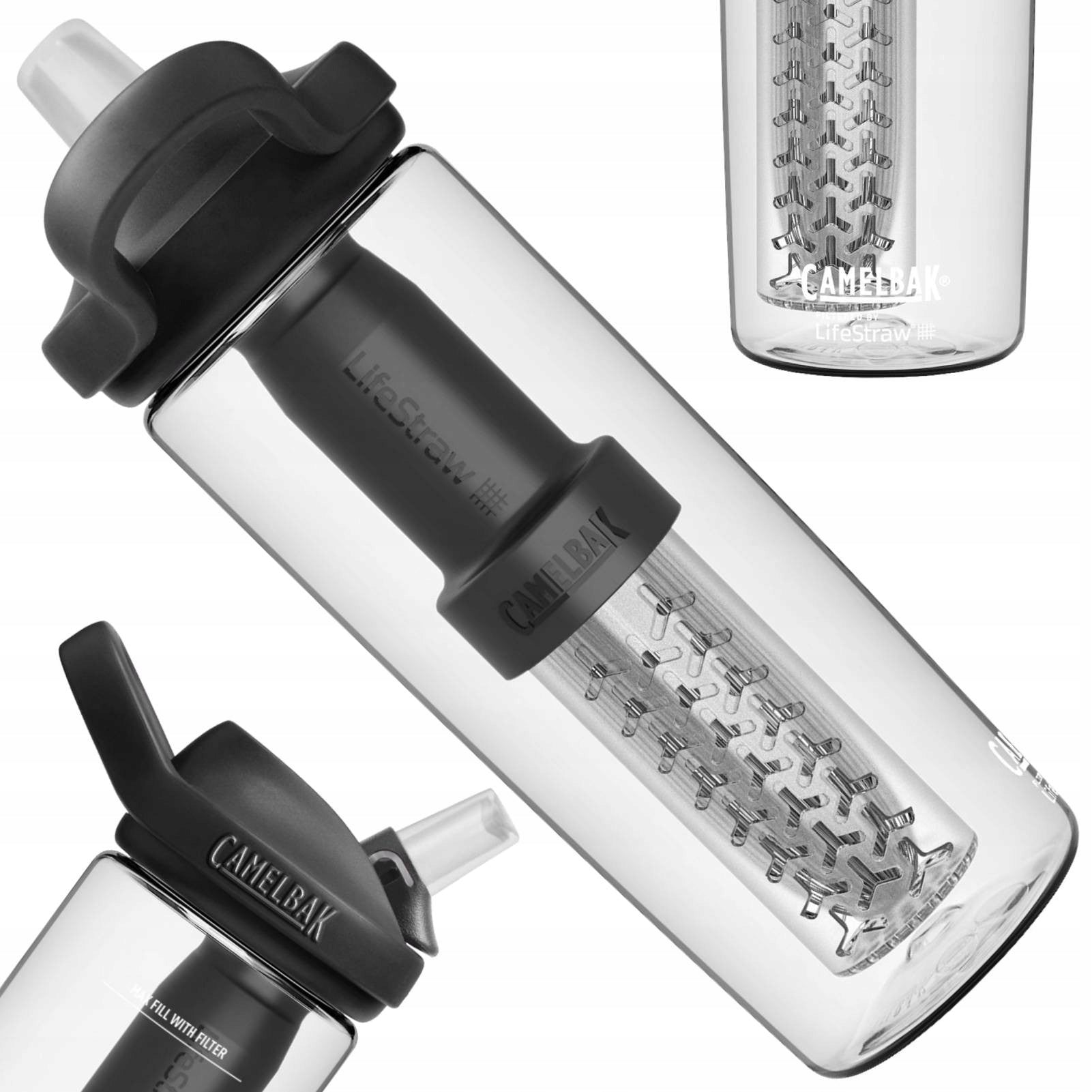 Trinkhalm mit Wasserfilter Camelbak Eddy+ 0,6L LifeStraw 
