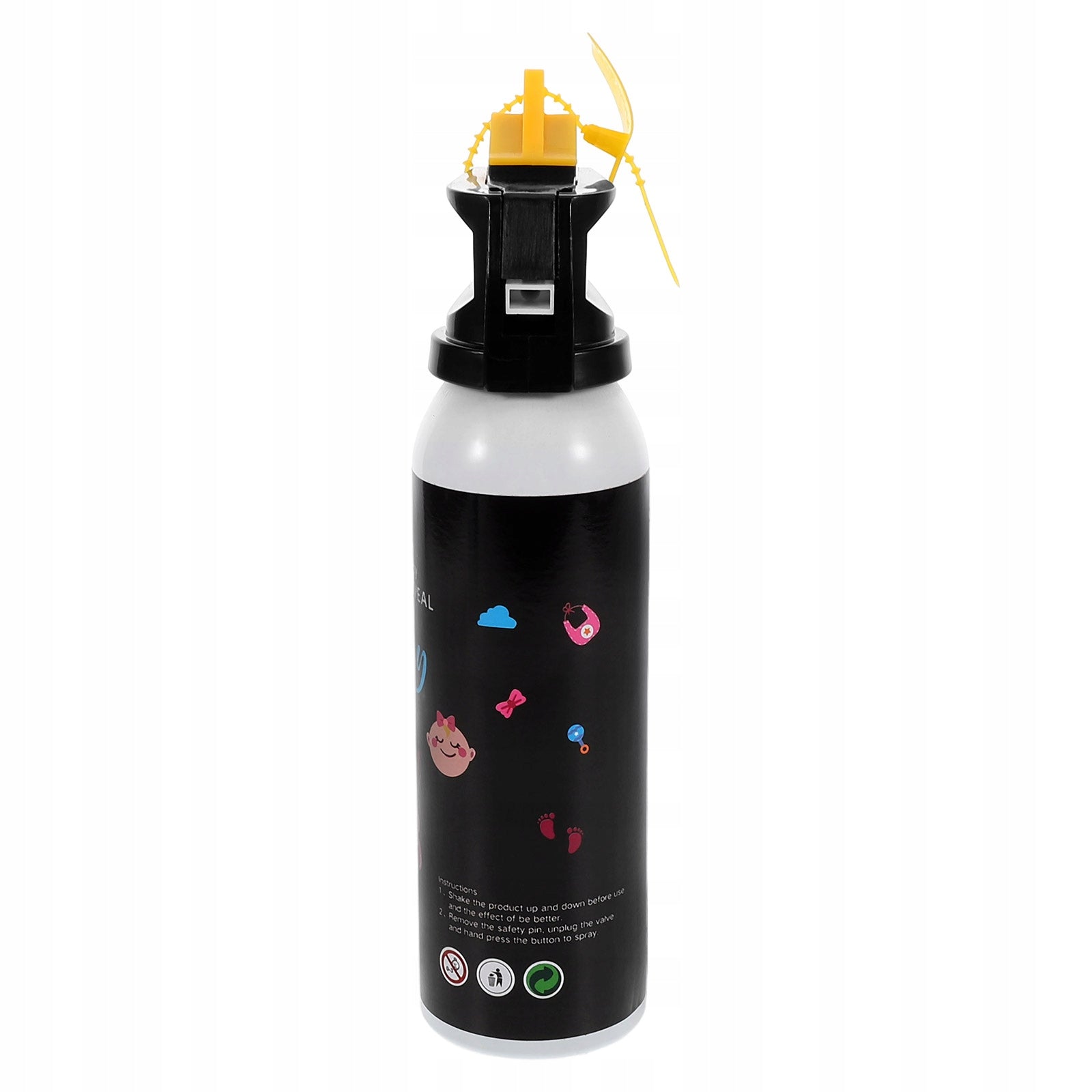 BUTELKA DO PROSZKOWEGO SPRAYU NA BABY SHOWER I GENDER REVEAL Cylinder capacity 1 m3