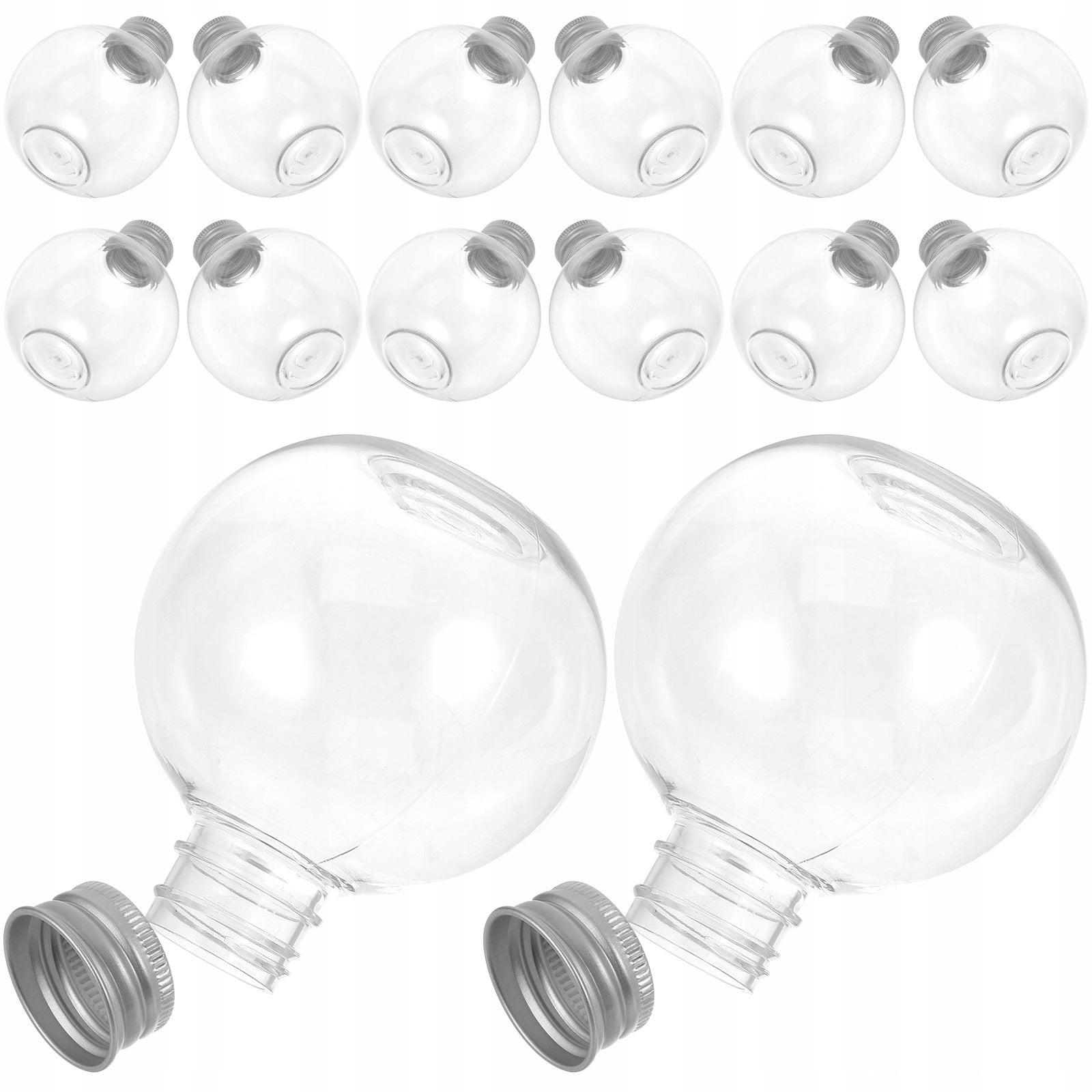 BUTELKI PLASTIKOWE PRZEZROCZYSTE 150 ML 25 SZTUK DO DEKORACJI