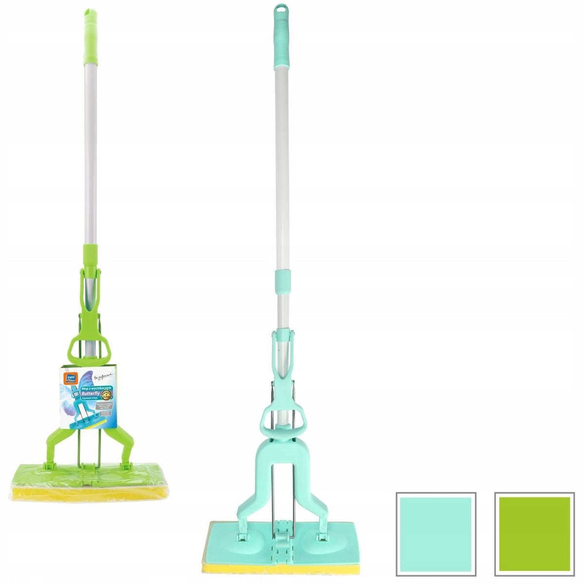 BUTTERFLY SPONGE MOP WITH SQUEEZER RAVI 00654