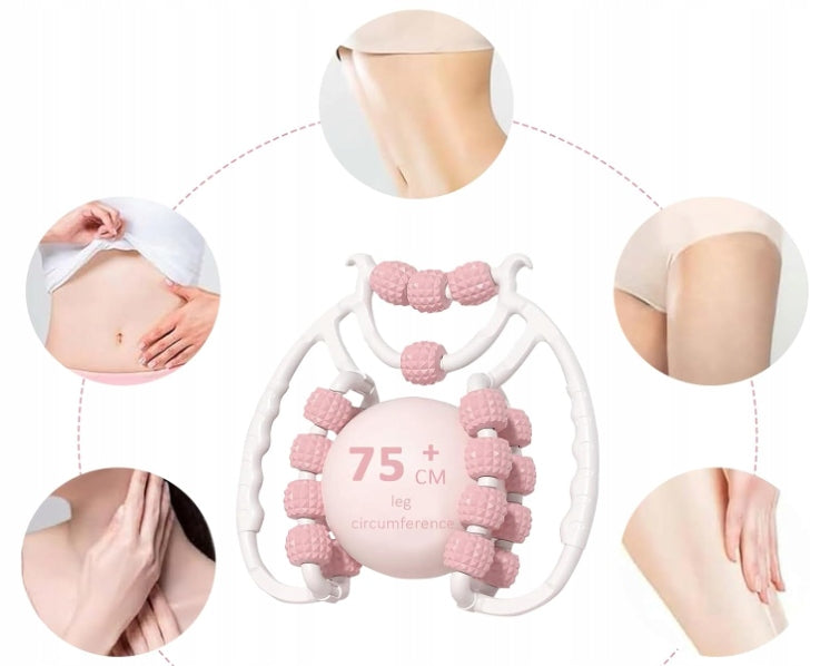 BUTTOCK LEG BODY MASSAGER ANTI-CELLULITE MASSAGE ROLLER PINK Brand no brand