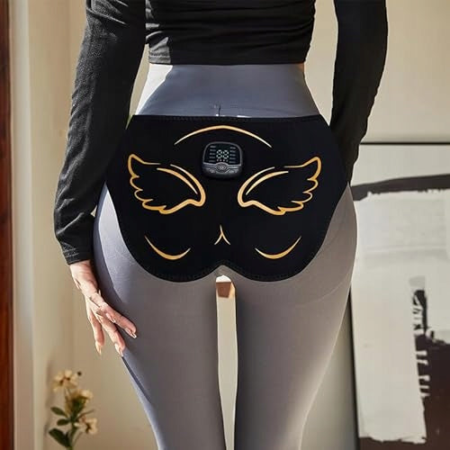 BUTTOCKS TRAINER EMS ELECTROSTIMULATOR 10 MODES FOR WOMEN metal Body parts not specified