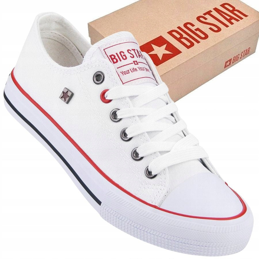 Freizeitschuhe für Damen Big Star T274022, weiß 