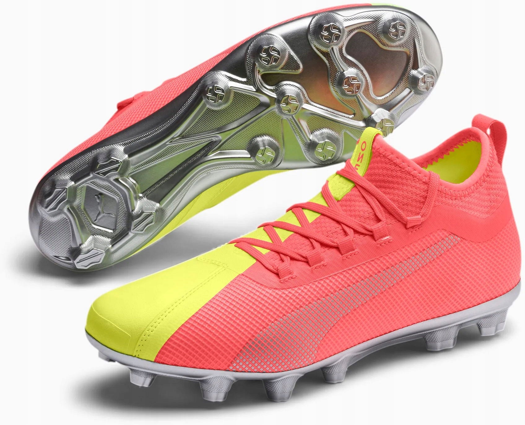 Fußballschuhe für Herren Puma One 20.2 hg 10596001, rot 