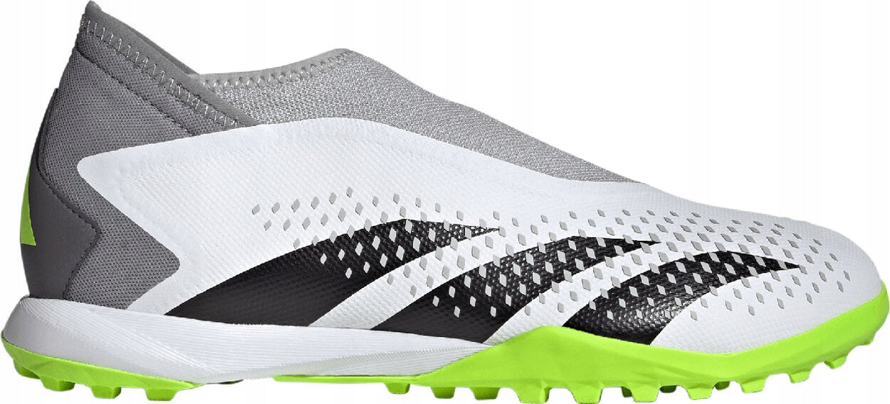 Fußballschuhe Adidas Predator Accuracy.3 LL TF, Größe 43 1/3, grau/grün 