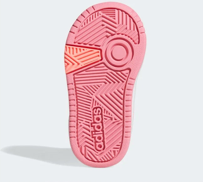 Sportschuhe für Kinder Adidas Hoops 3.0 Jr GW0440, weiß-rosa 