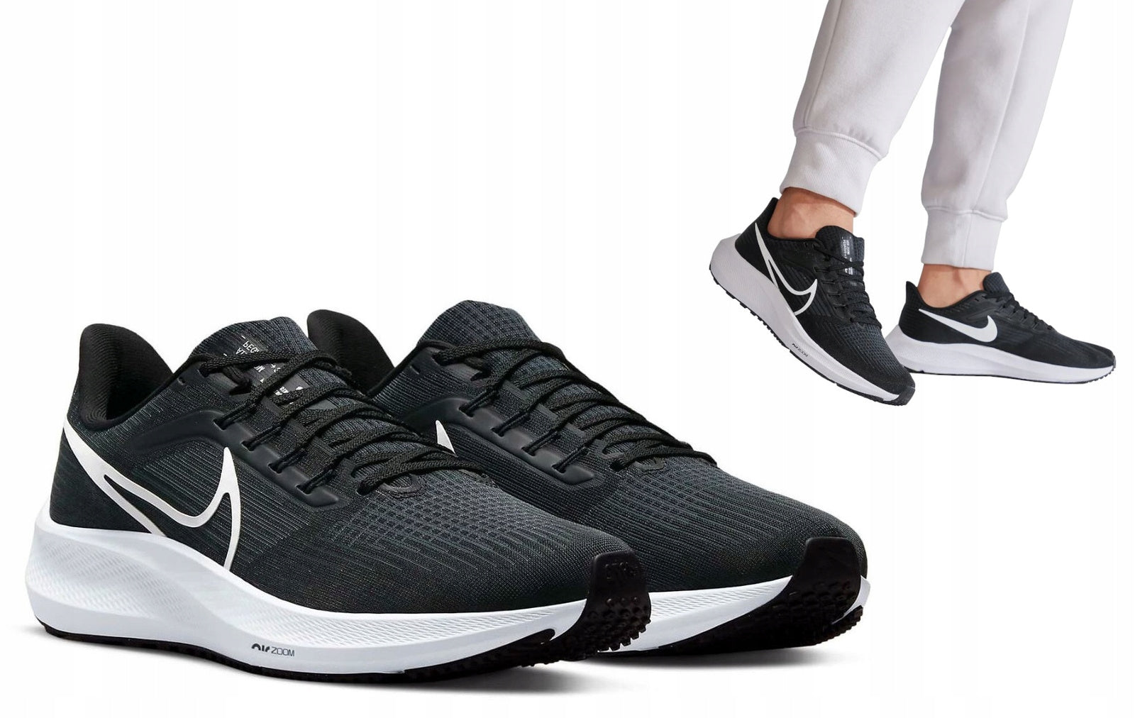Sportschuhe für Herren Nike Air Zoom Pegasus 39 M DH4071001, schwarz 