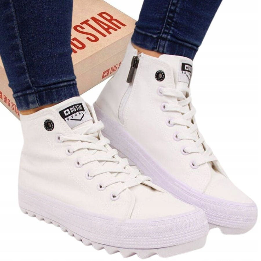 Sportiniai bateliai moterims Big Star W FF274241, balti
