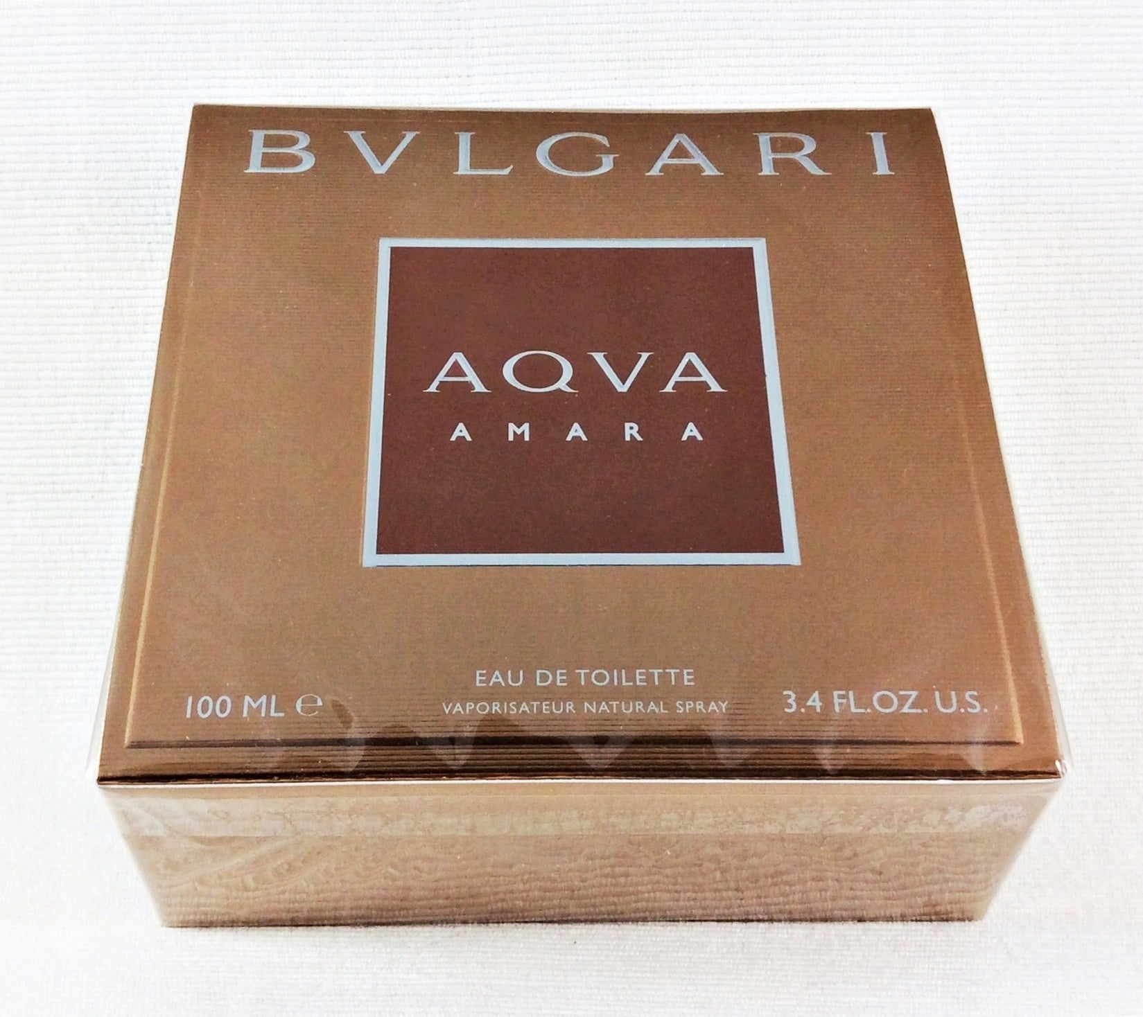BVLGARI AQUA AMARA 100 ML EAU DE TOILETTE BULGARI AQVA UNIQUE Packaging status original