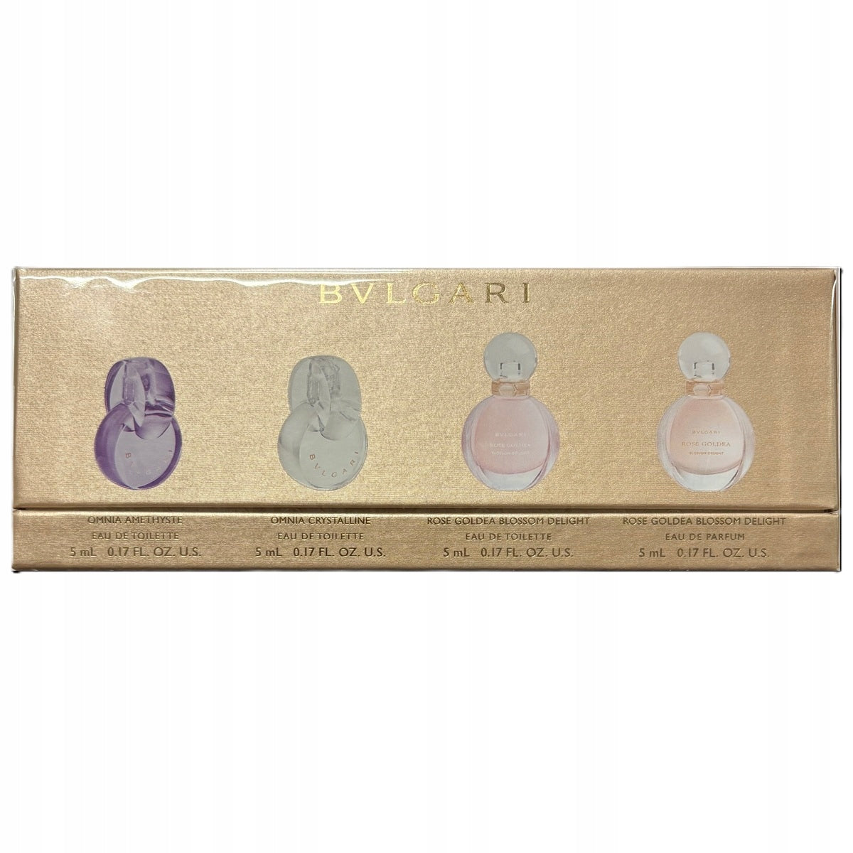 BVLGARI Set of Miniatures Rose Goldea + Omnia 5ml
