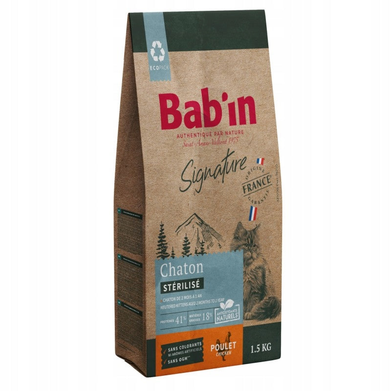 Bab'in Signature Kitten Chicken for kittens 1,5kg