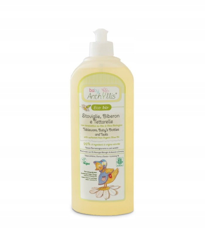 Baby Anthyllis Bio-Reinigungsmittel für Babyflaschen, Geschirr, 500 ml 
