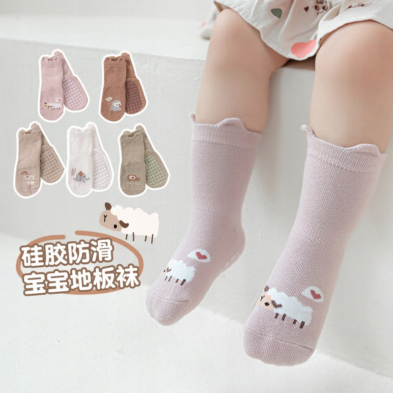 Baby Autumn and Winter Combed Cotton 9Q Floor Socks Medical device no