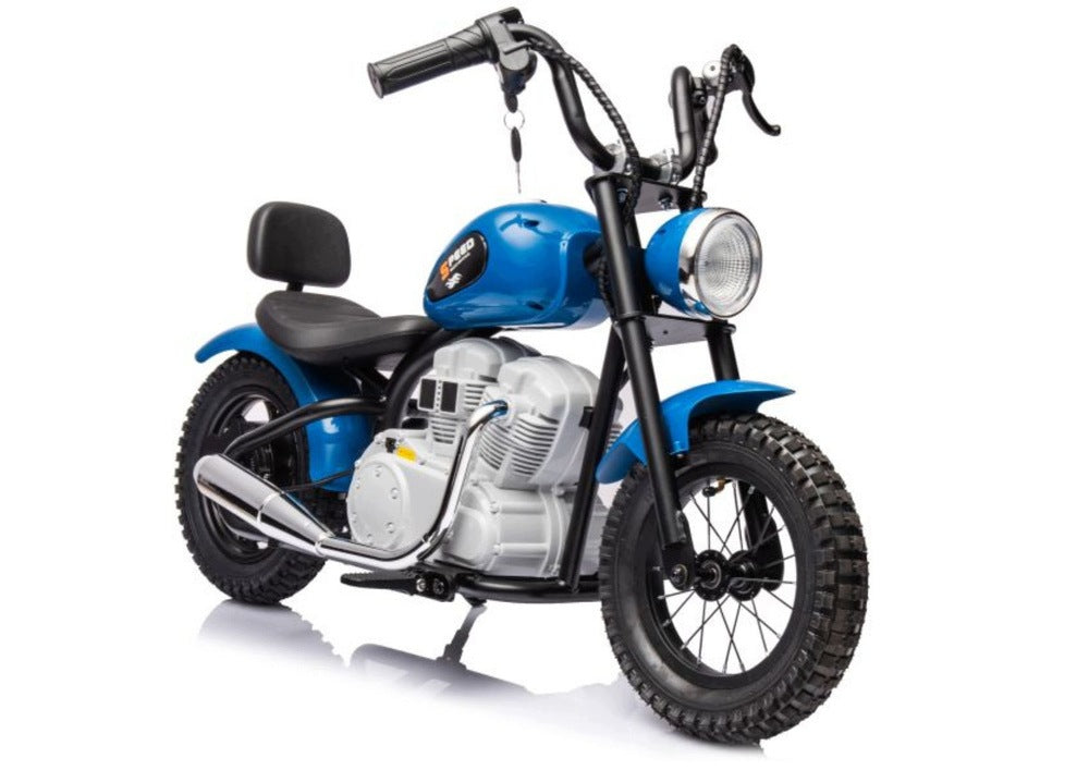 Baby Gift Electric Motorcycle 36V Blue 4x4