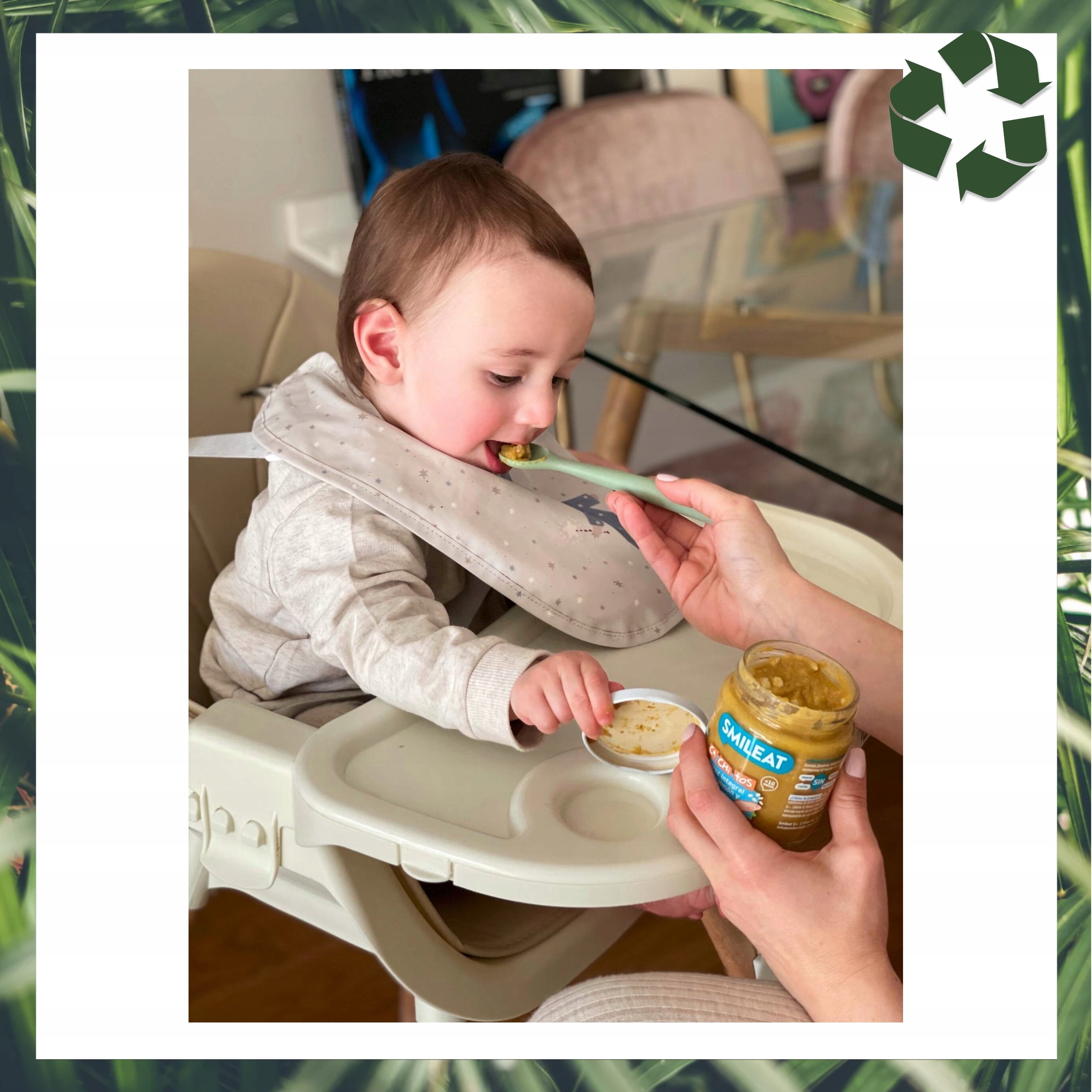 Baby Lunch Bio Peas With Salmon Organic Jar 230 G Smileat Manufacturer code 8437017636458