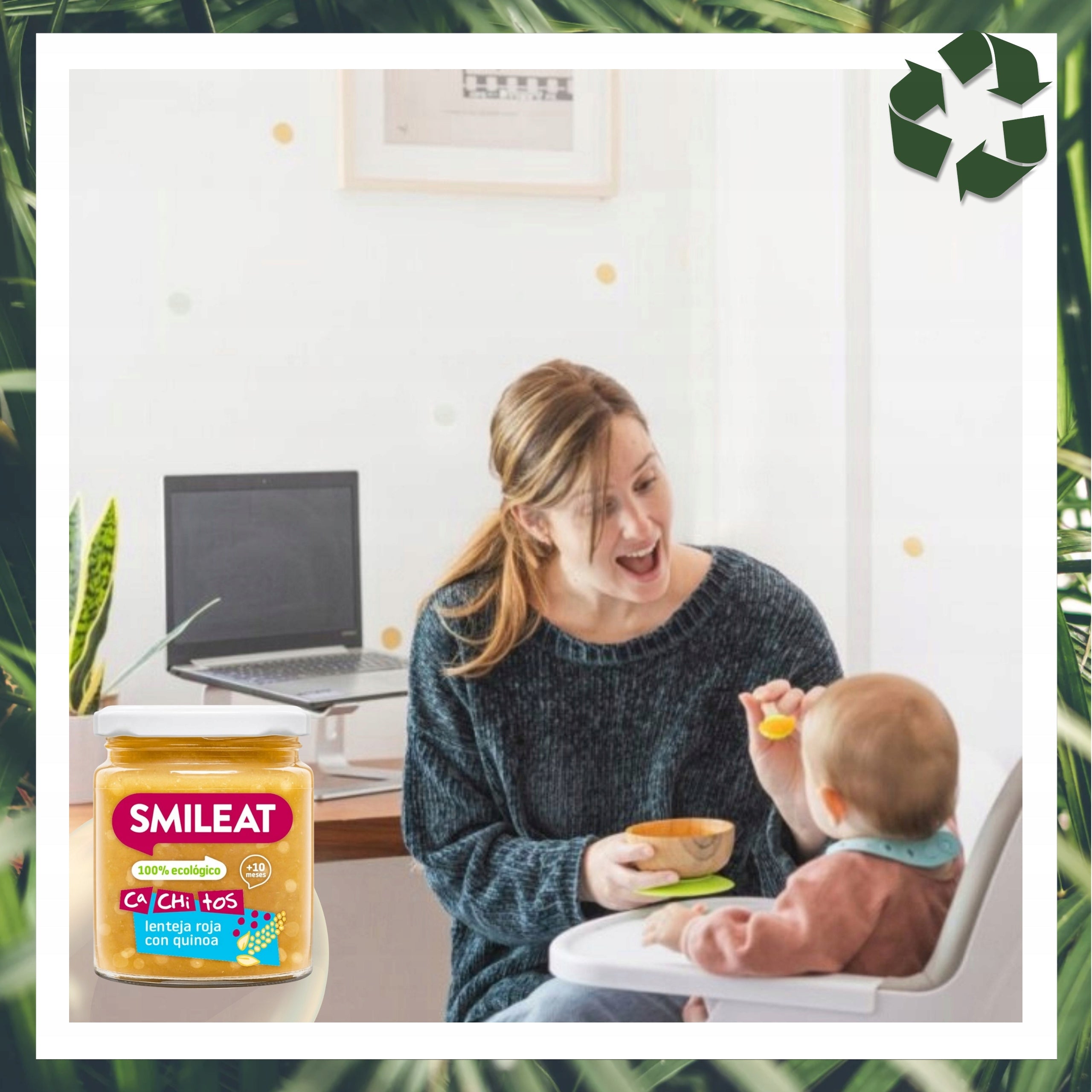Baby Lunch Lentils With Quinoa Rice Jar 10m+ 230G Smileat Manufacturer code SML06311