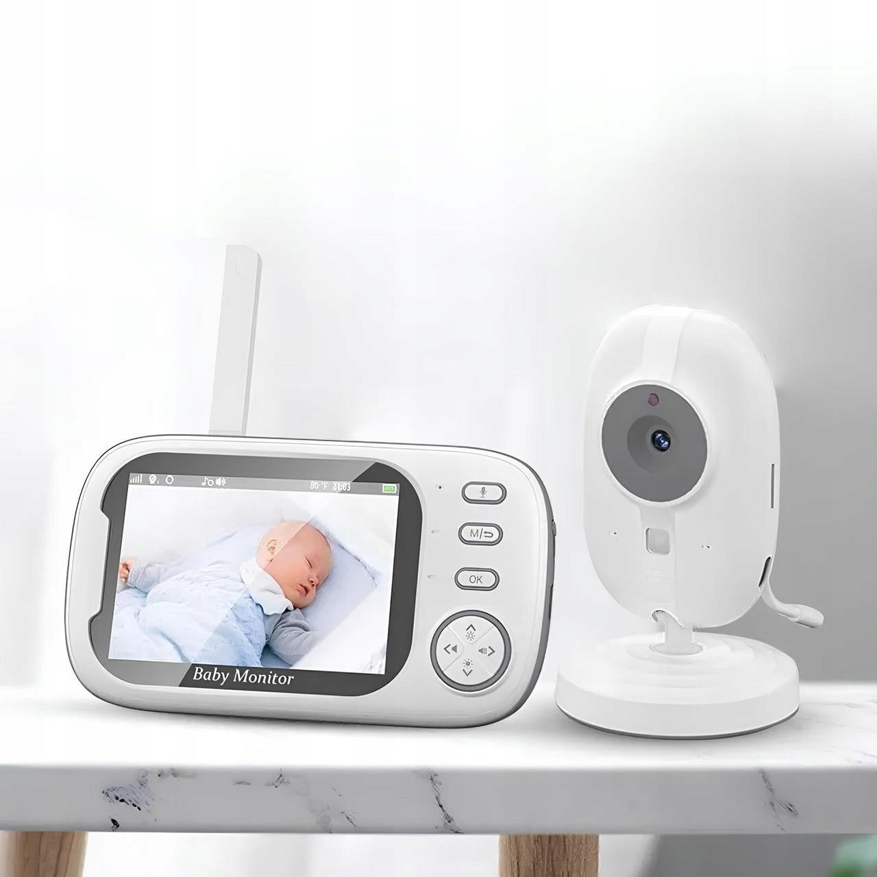 Baby Monitor ABM600 Temperature Sensor Microphone and Speaker Camera Brand no brand