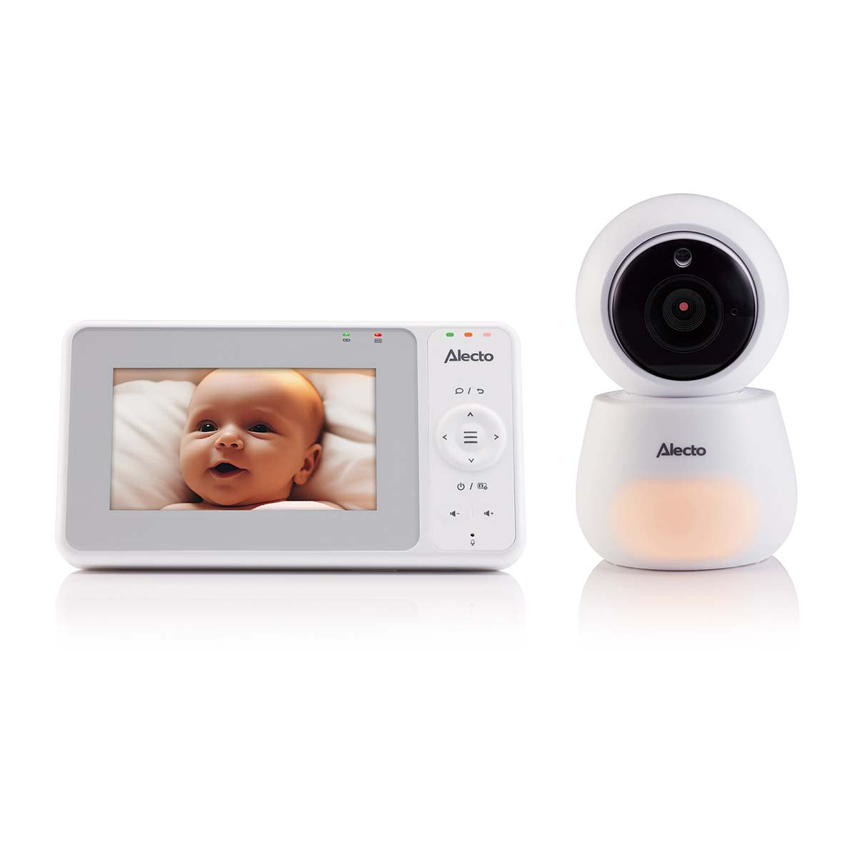 Baby Monitor Alecto with Camera, 4,3-Inch Display White