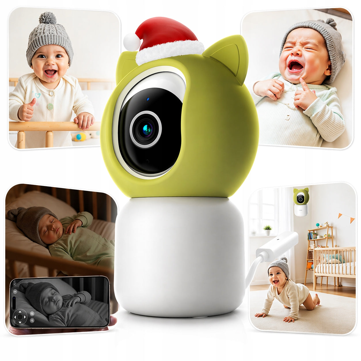Baby Monitor Camera Preview App Remote Controlled Conversation Packaging status original