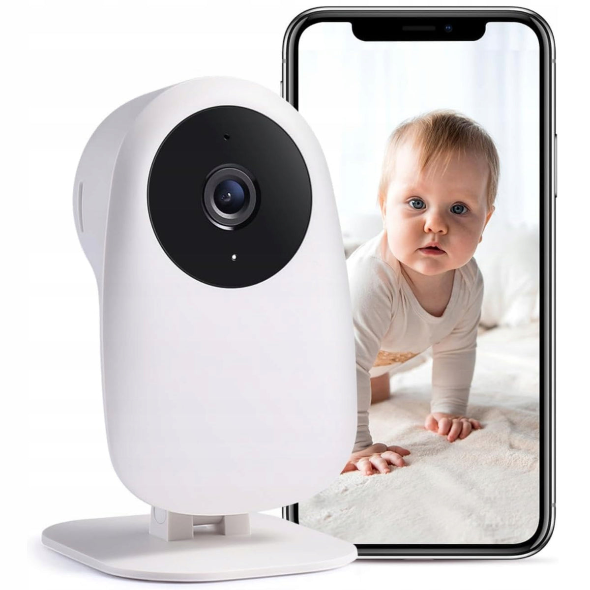 Baby Monitor Camera Wi-Fi 1080p Full HD Intercom Night Vision