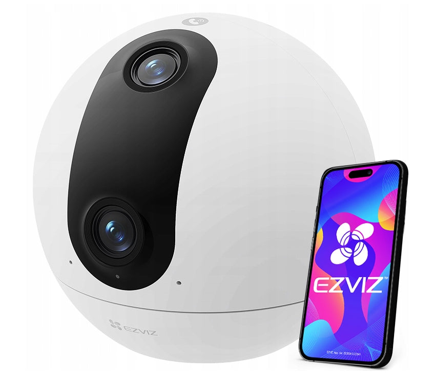Baby Monitor Camera WiFi EZVIZ C60P Dual Lens 6Mpx (3MP+3MP) Dual Lens Packaging status original
