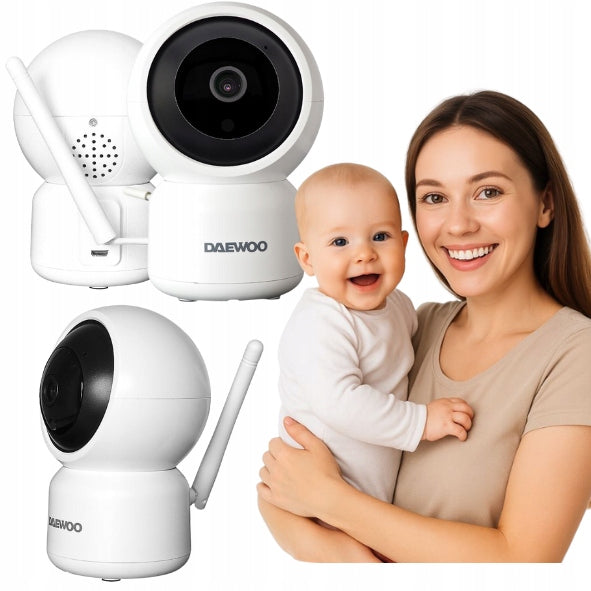 Baby Monitor DAEWOO BM50 Wi-Fi Night Mode Lullabies Voice Activation