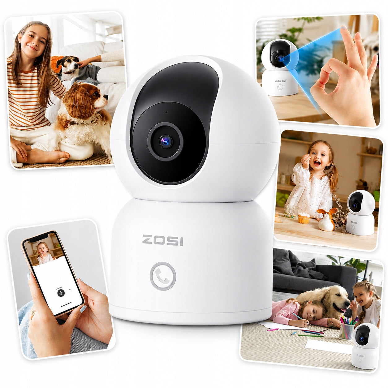 Baby Monitor Electronic Baby Monitor With Rotating Camera 360 Baby Monitor Night Vision